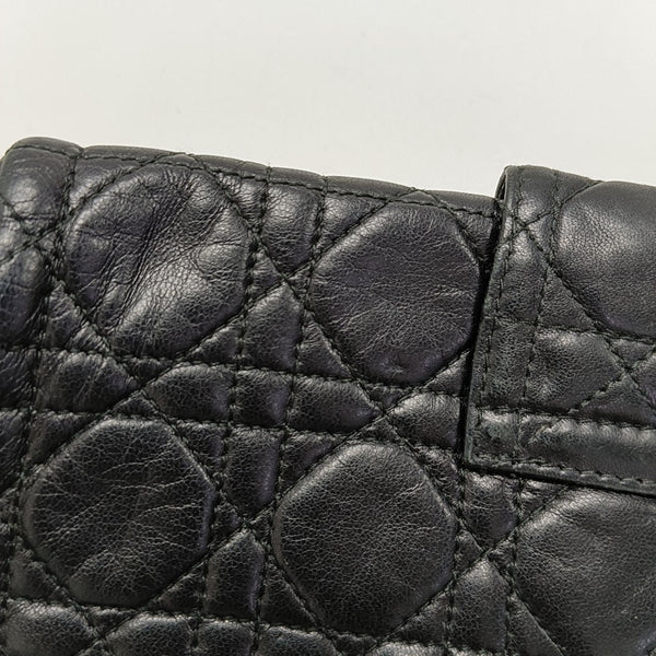 Authenticated pre-owned  Miss Dior Cannage Calfskin Black - Shoulder Bag at Looply
