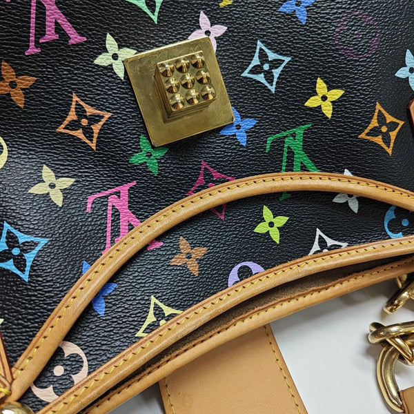 LV × TM ANNIE Monogram Coated Canvas Black
