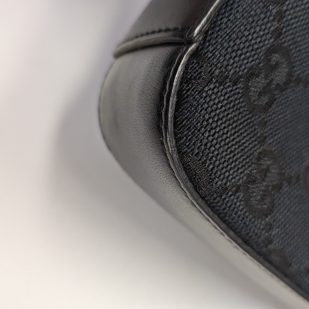 Monogram Canvas Top Handle Bag Black