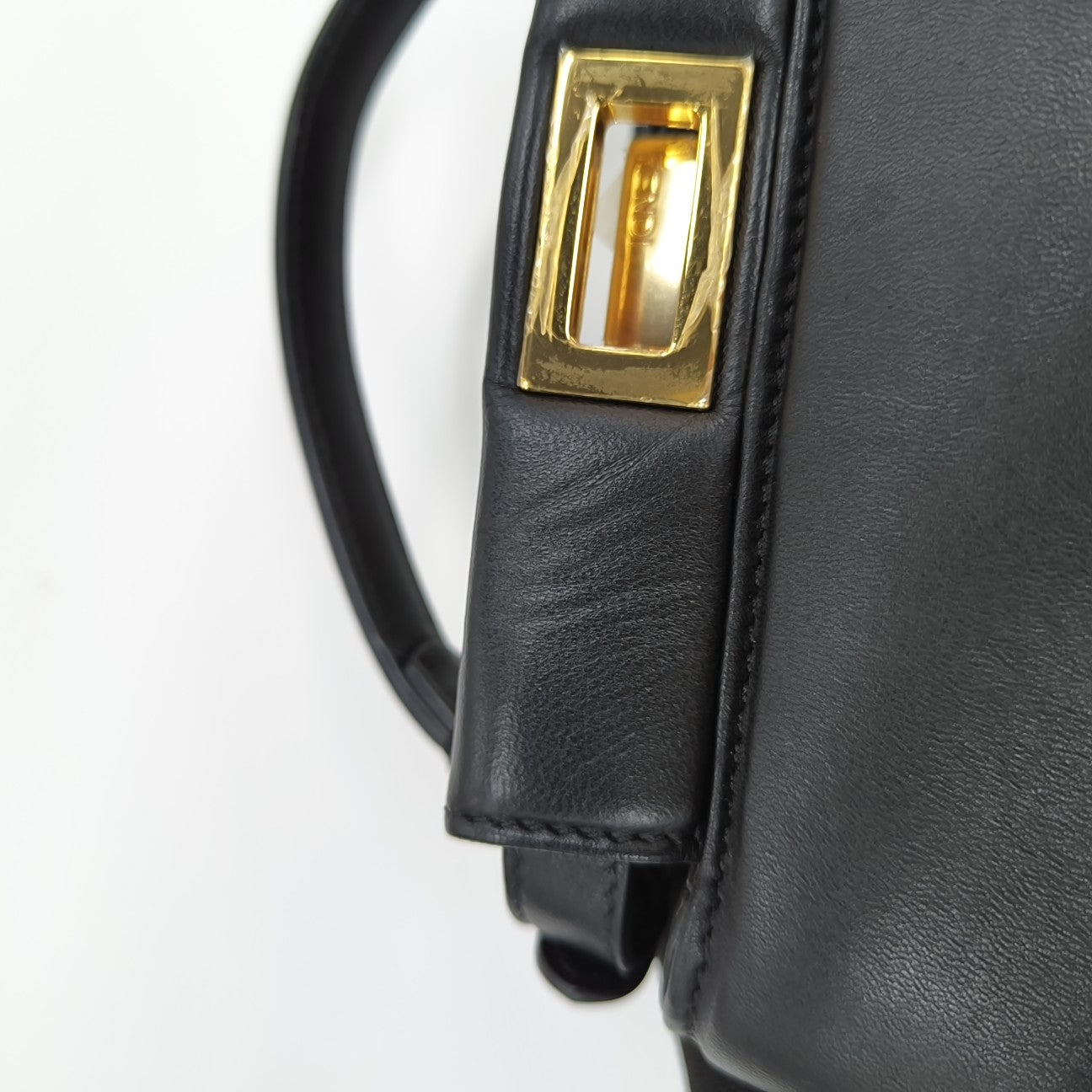Peekaboo Extra Small Lambskin Black