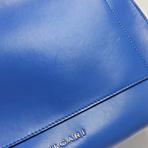 SERPENTI SCAGLIE Calfskin Blue