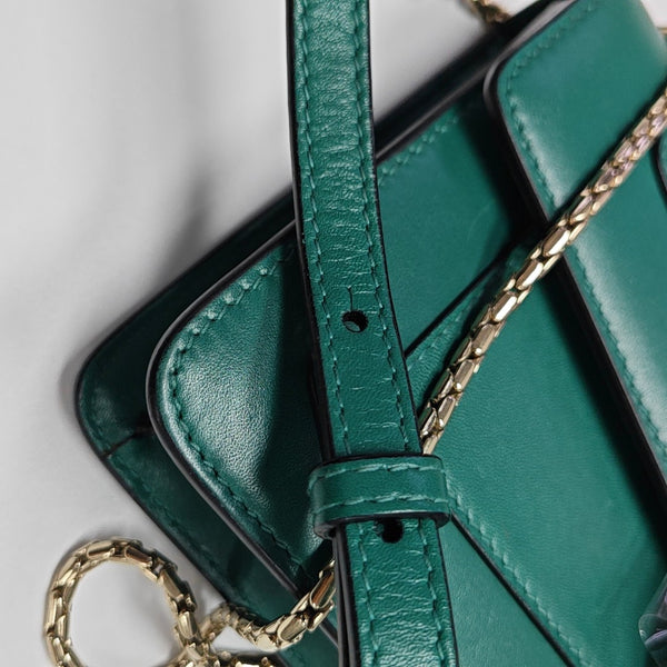 SERPENTI FOREVER Small Calfskin Green