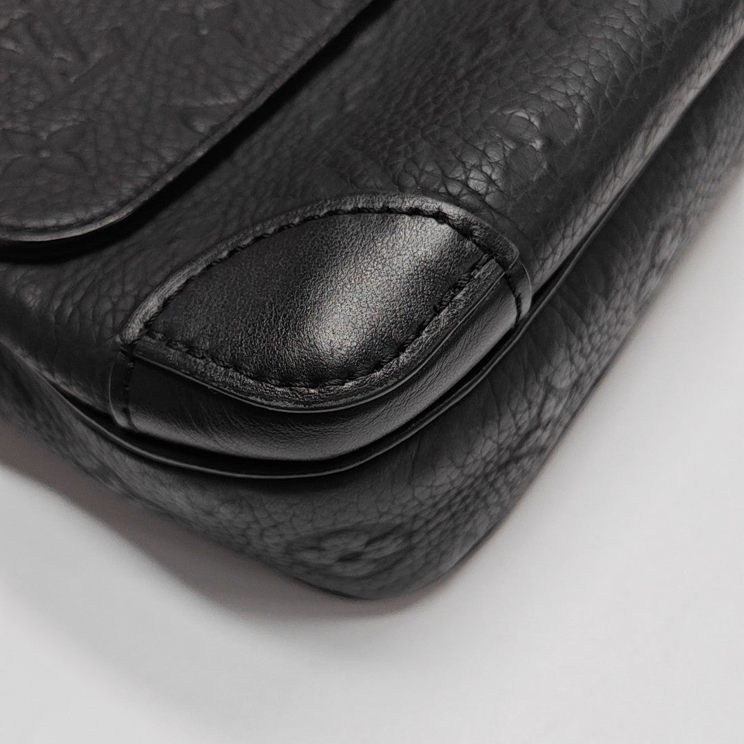 STEAMER Monogram Calfskin Black