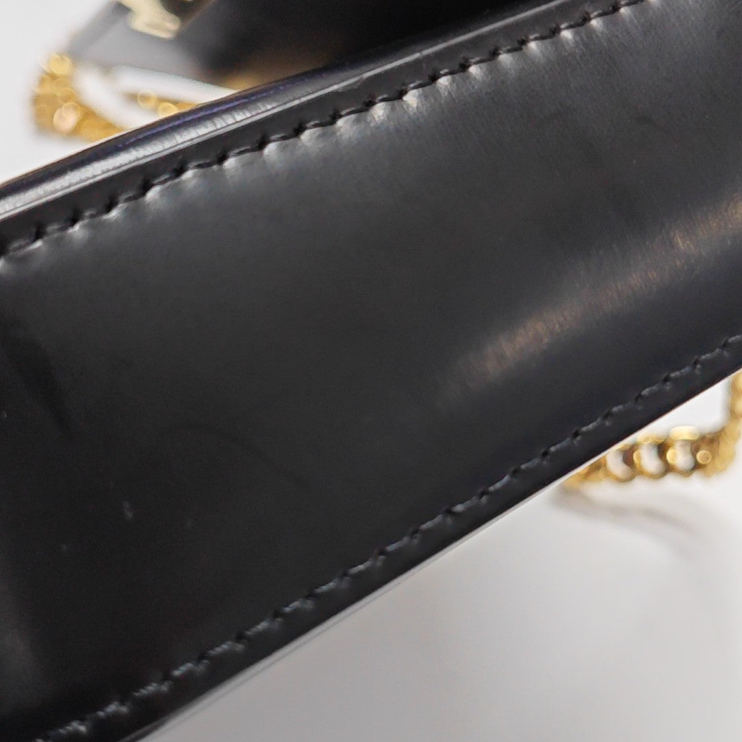 CLAUDE Calfskin Black