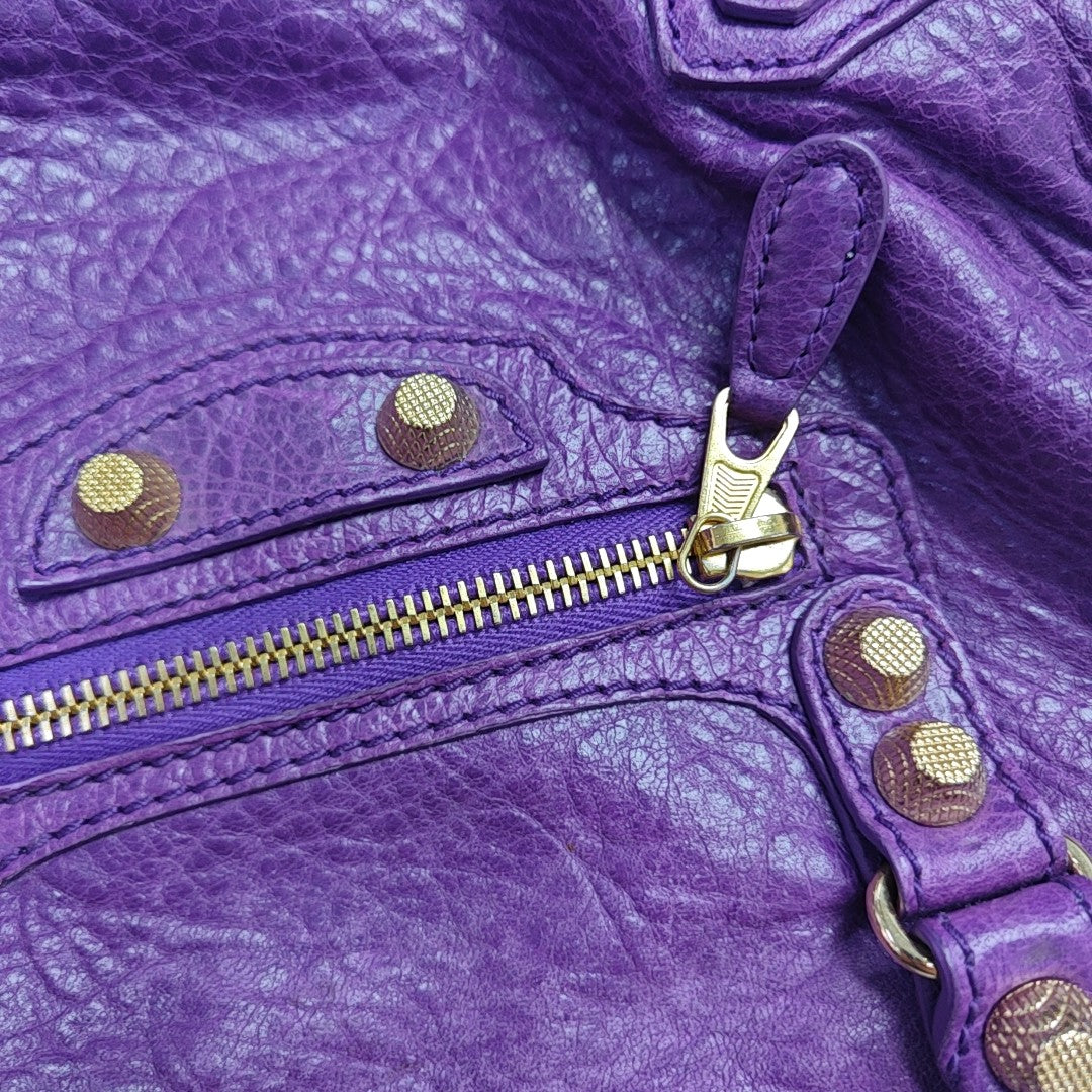 Classic City Mini Lambskin Purple