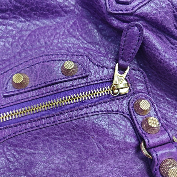 Classic City Mini Lambskin Purple
