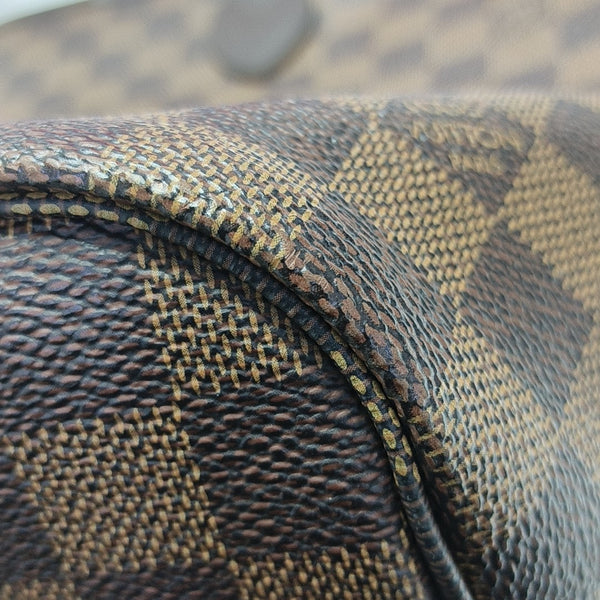 NEVERFULL MM Damier Ebene Coated Canvas Brown