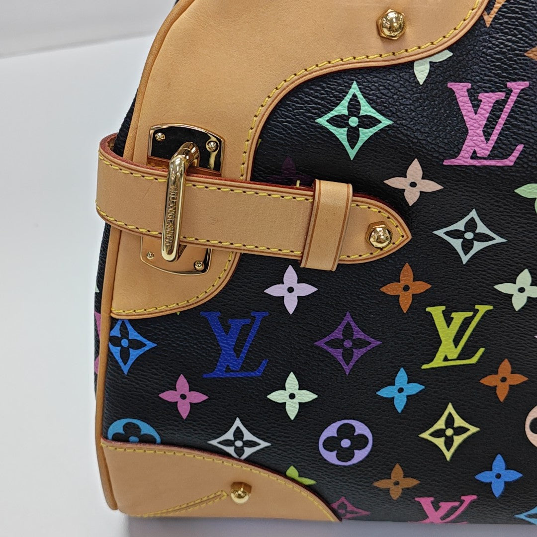 LV × TM CLAUDIA Monogram Coated Canvas Black