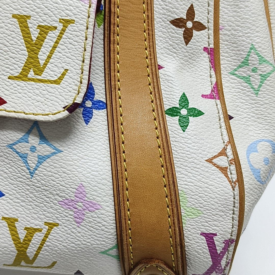 LV × TM PRISCILLA Monogram Coated Canvas White