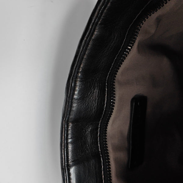Messenger Calfskin Black
