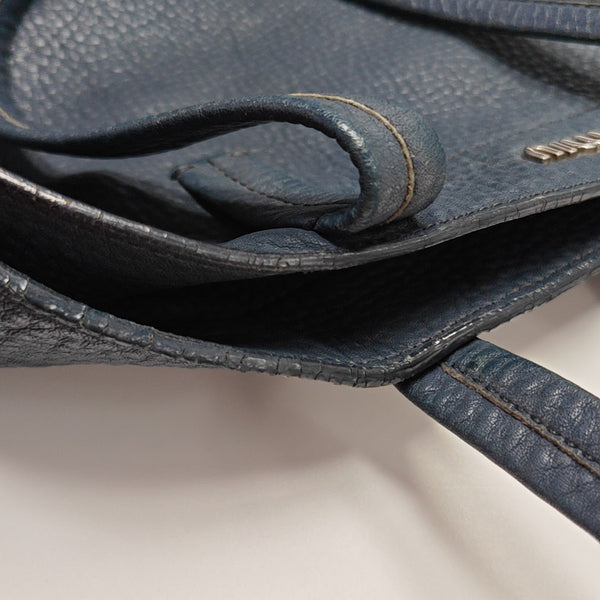 Calfskin Tote Bag Blue