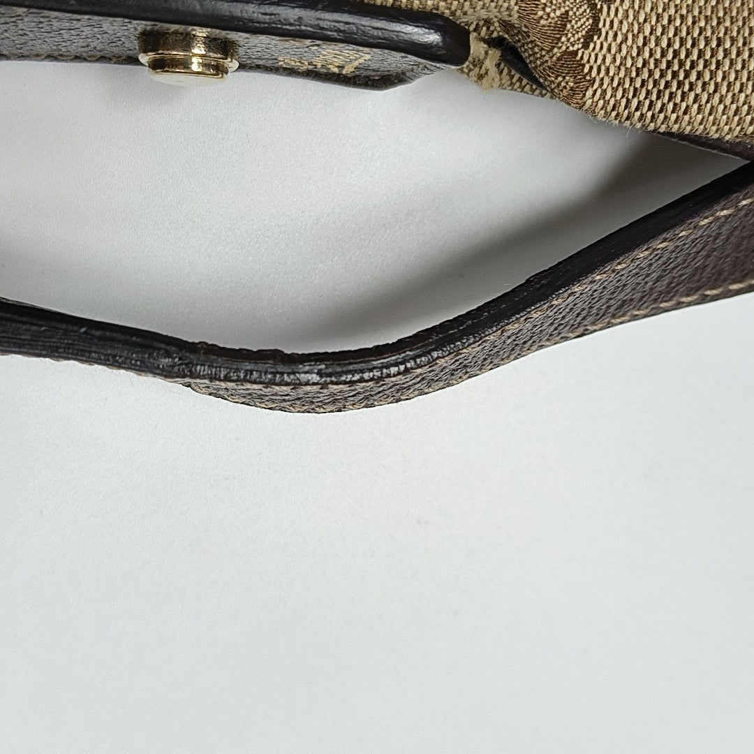 Abbey Monogram Canvas Brown