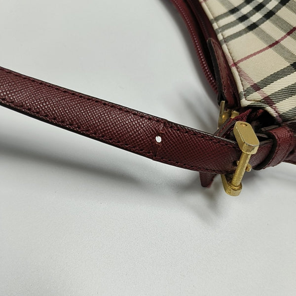 Canvas Top Handle Bag Small Beige