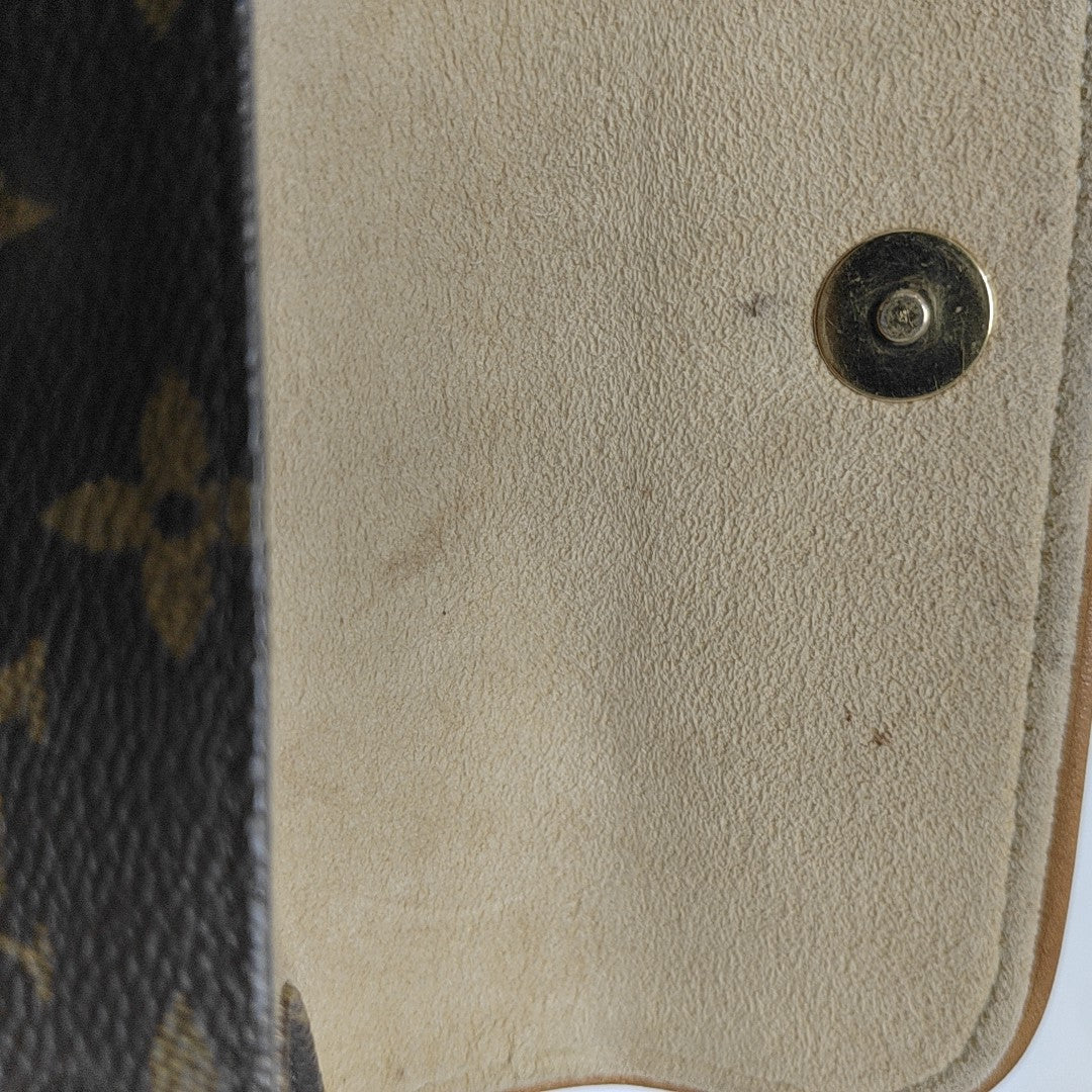 FLORENTINE Monogram Coated Canvas Brown