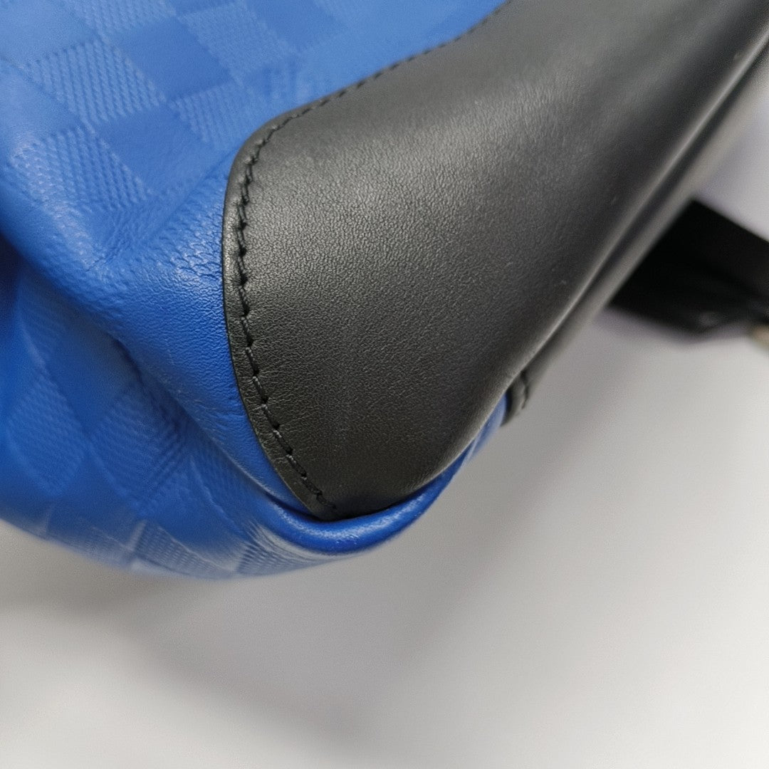 AVENUE Damier Calfskin Blue