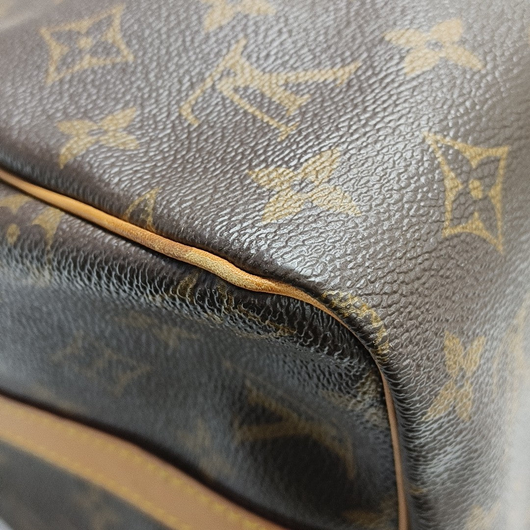 SPEEDY 30 Monogram Coated Canvas Brown