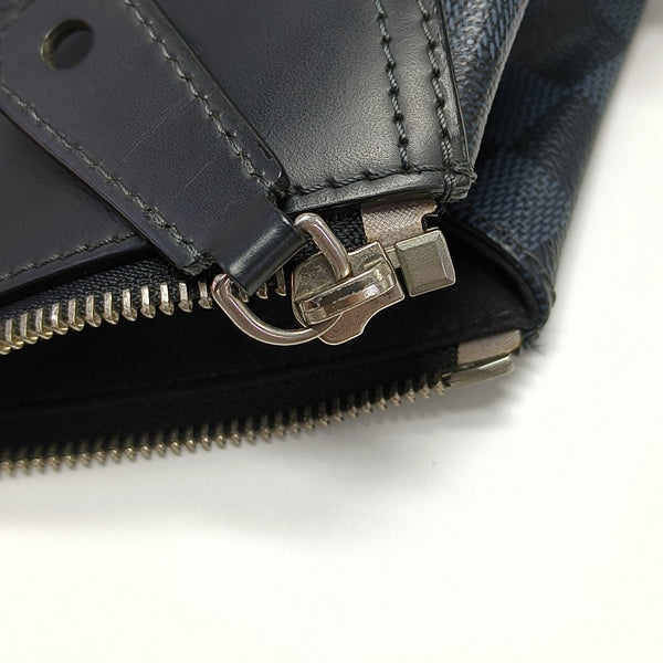 GREENWICH Damier Coated Canvas Blue