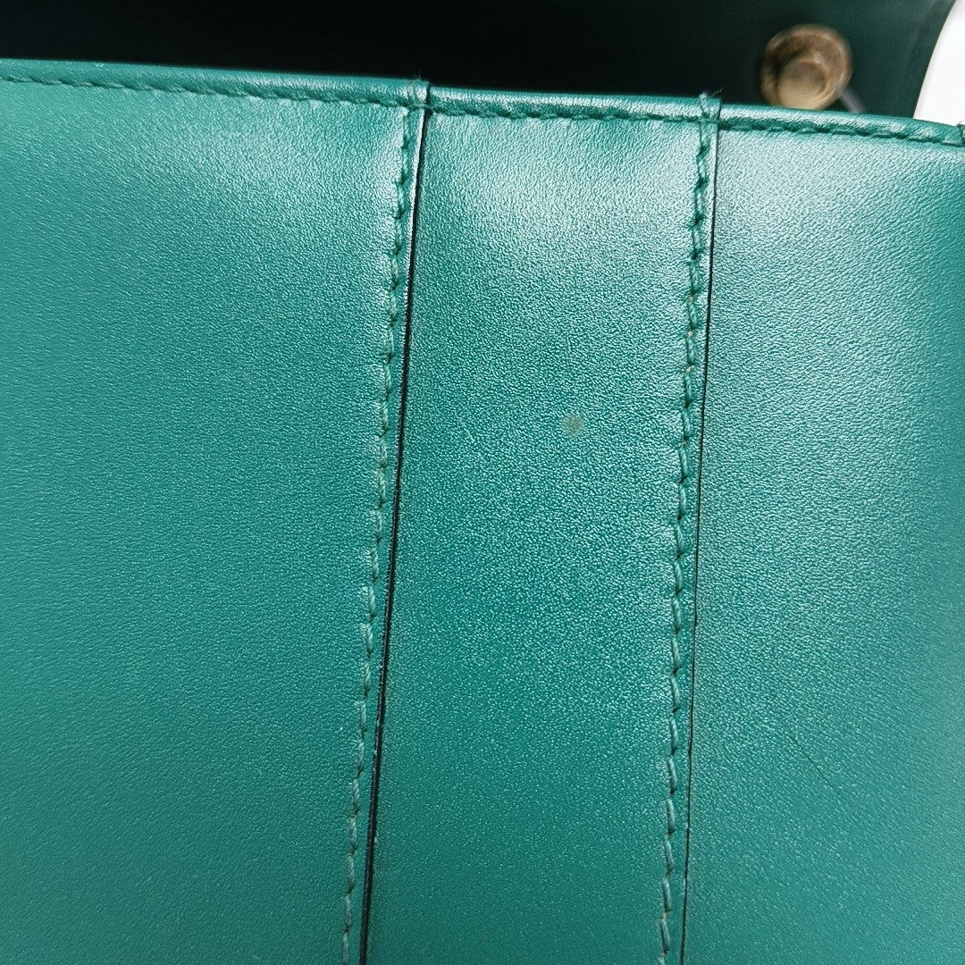 SERPENTI FOREVER Medium Calfskin Green