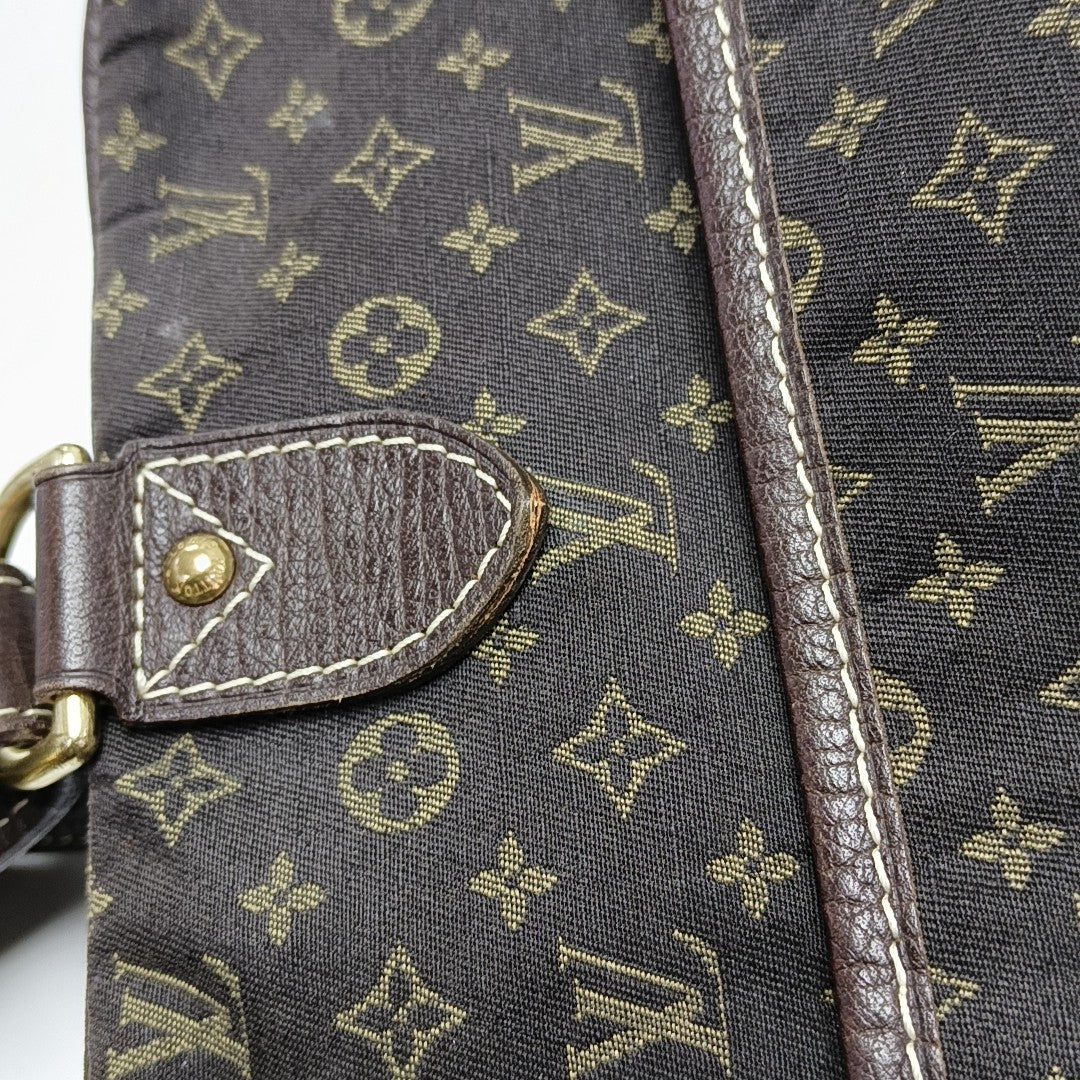 SAC A LANGER Monogram Canvas Brown