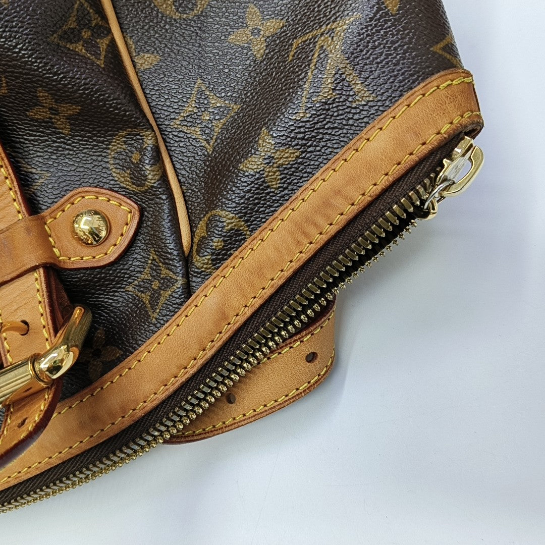 TIVOLI GM Monogram Coated Canvas Brown