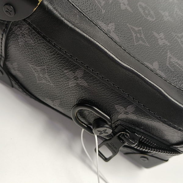 SOFT TRUNK Monogram Coated Canvas Black