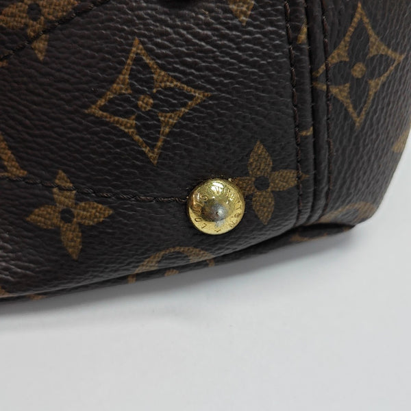 PALLAS BB Monogram Coated Canvas Brown