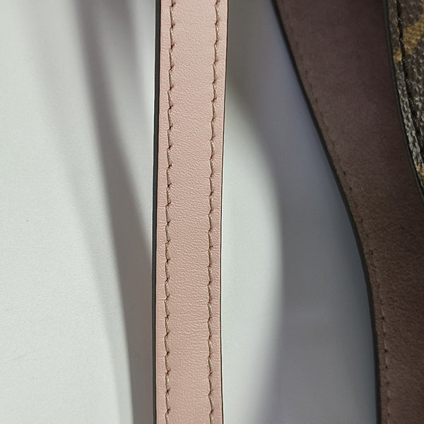NÉONOÉ MM Monogram Coated Canvas Brown