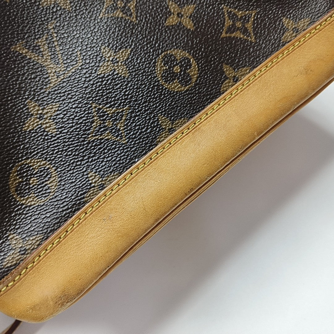 NOÉ BB Monogram Coated Canvas Brown