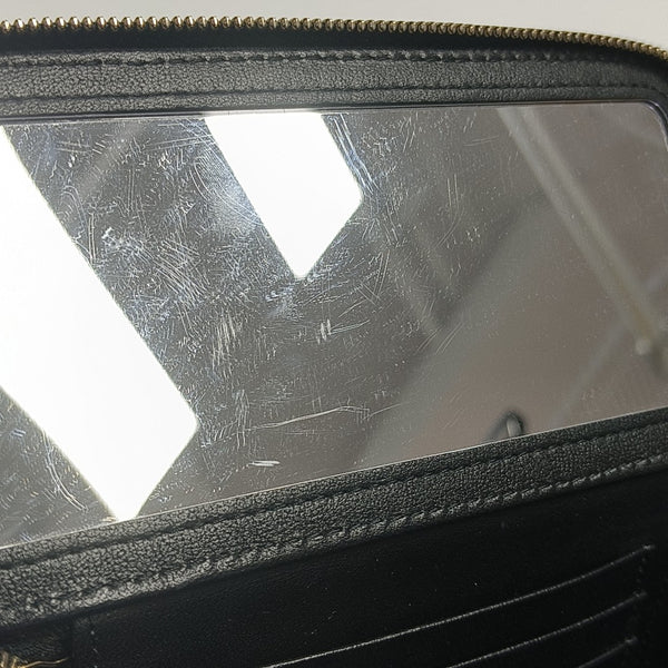 VANITY CASE Small Quilted Lambskin Black