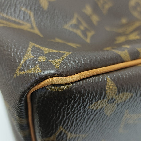 SPEEDY 25 Monogram Coated Canvas Brown