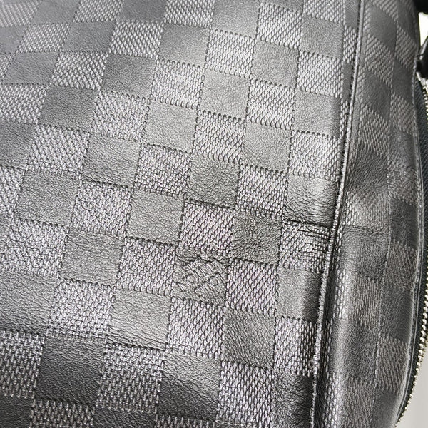 CAMPUS Damier Graphite Calfskin Black