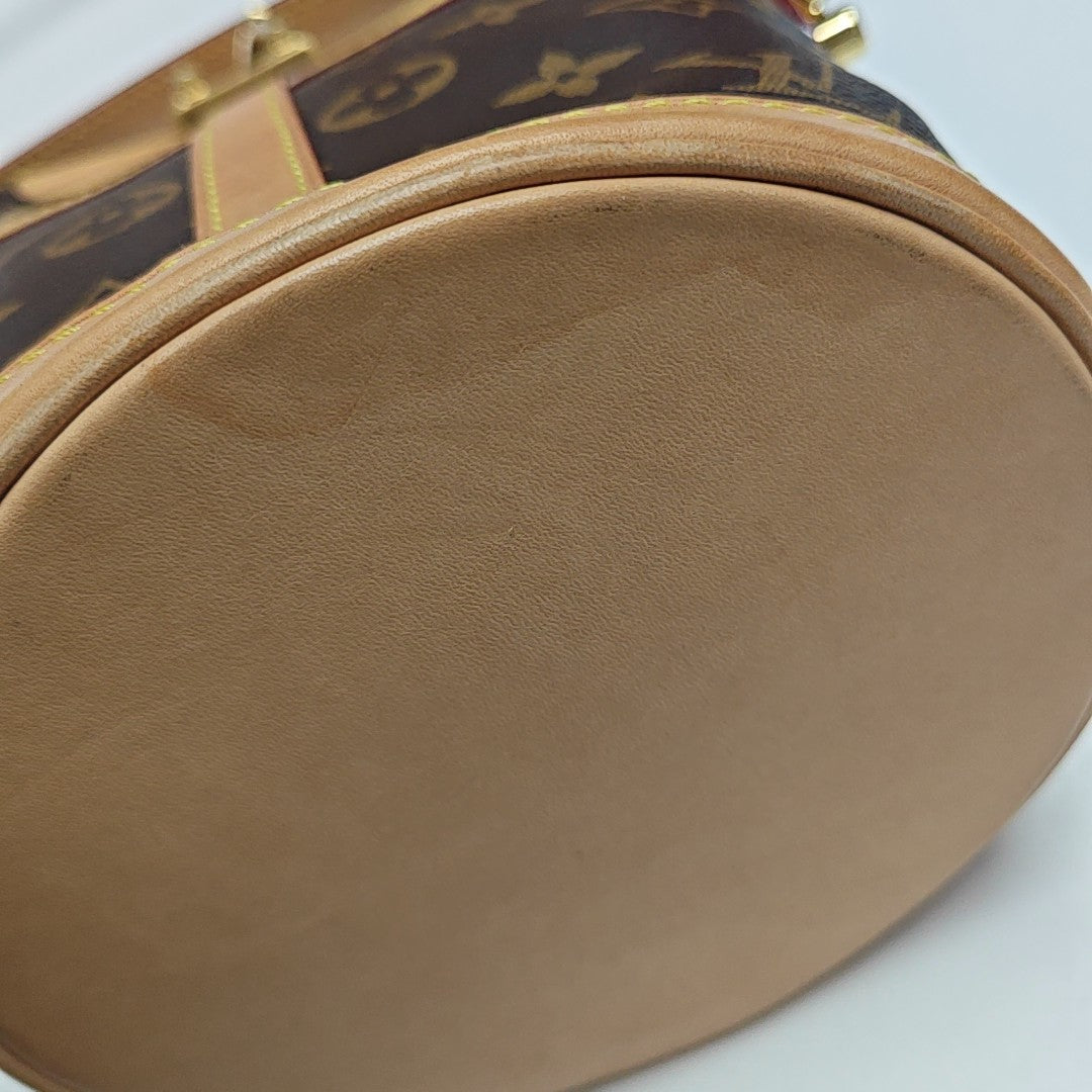 DUFFLE Monogram Coated Canvas Brown