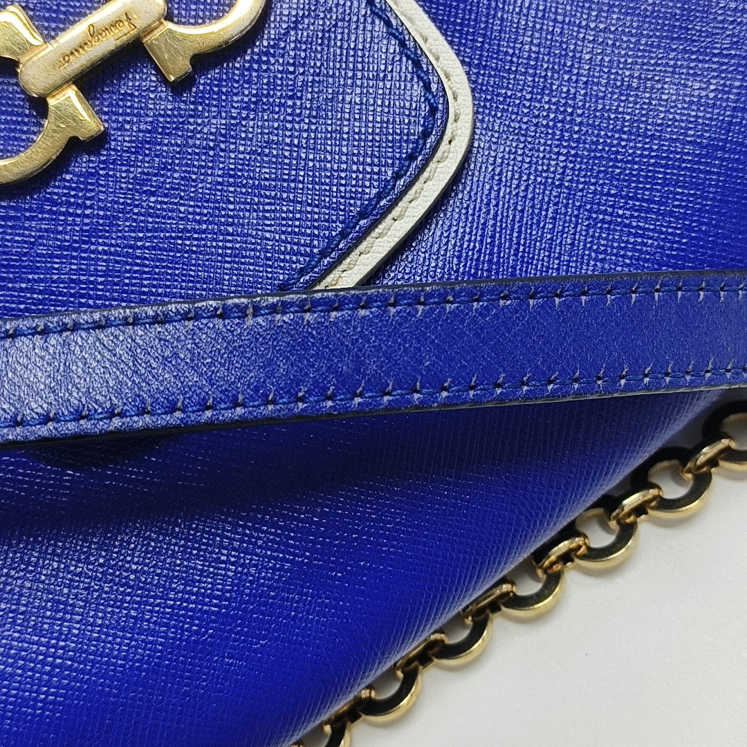 Gancini Calfskin Blue