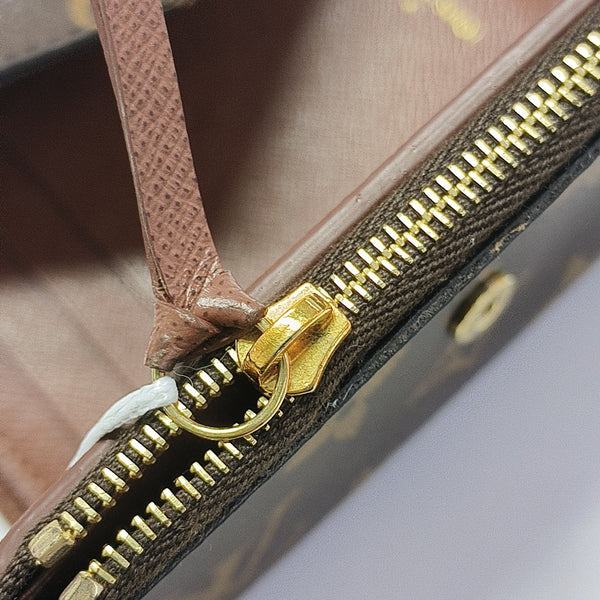 VICTORINE Monogram Coated Canvas Brown Wallet
