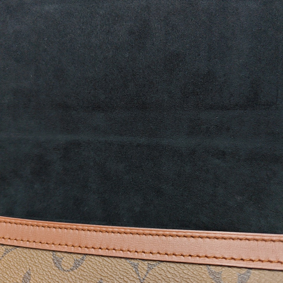 DAUPHINE MM Monogram Coated Canvas Brown