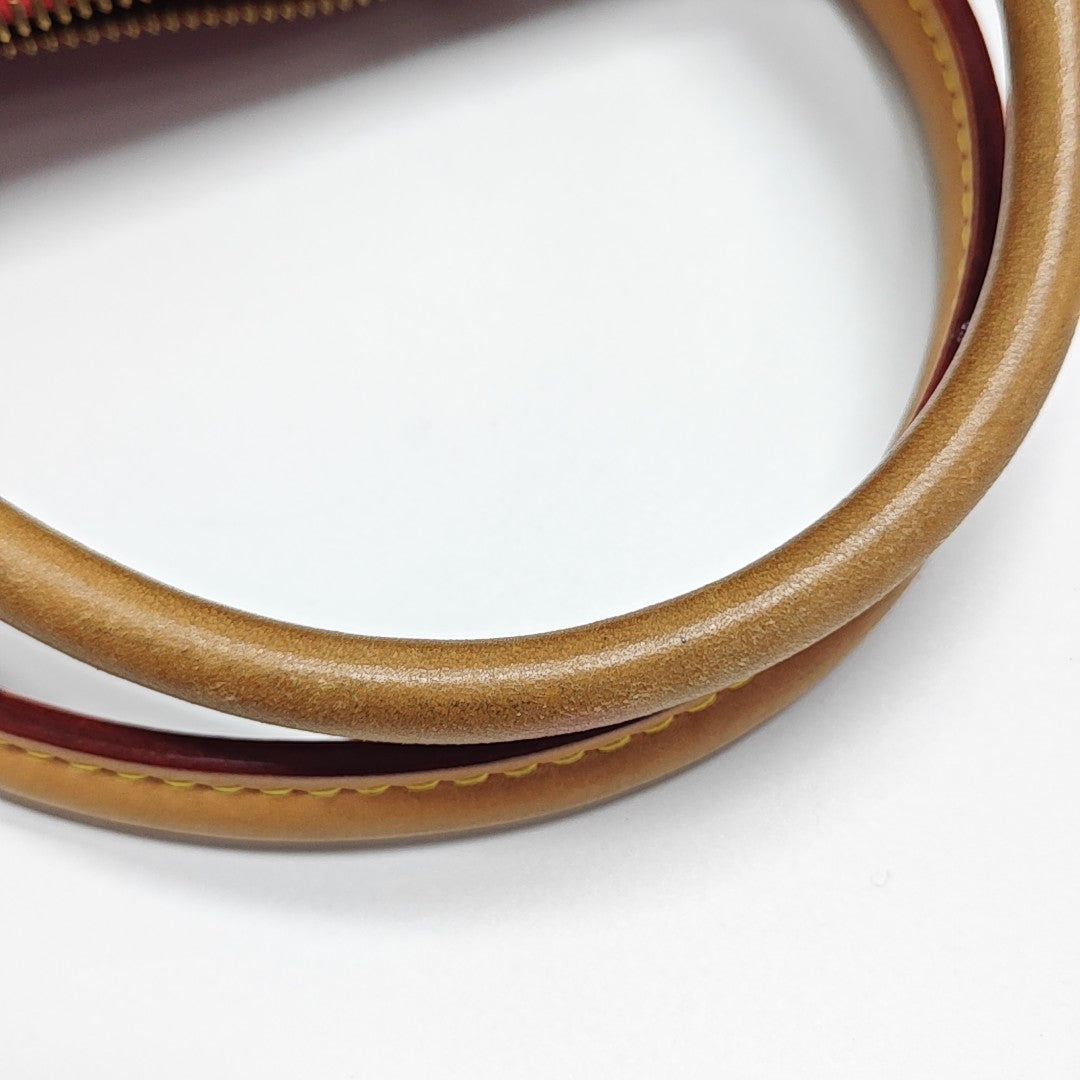 PALLAS MM Monogram Coated Canvas Brown