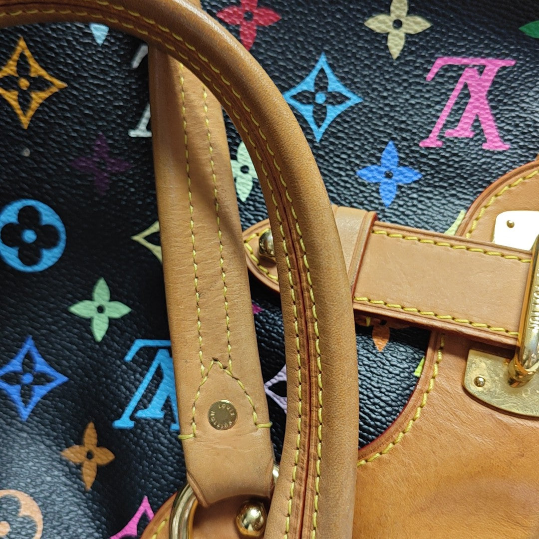 CLAUDIA Monogram Coated Canvas Black