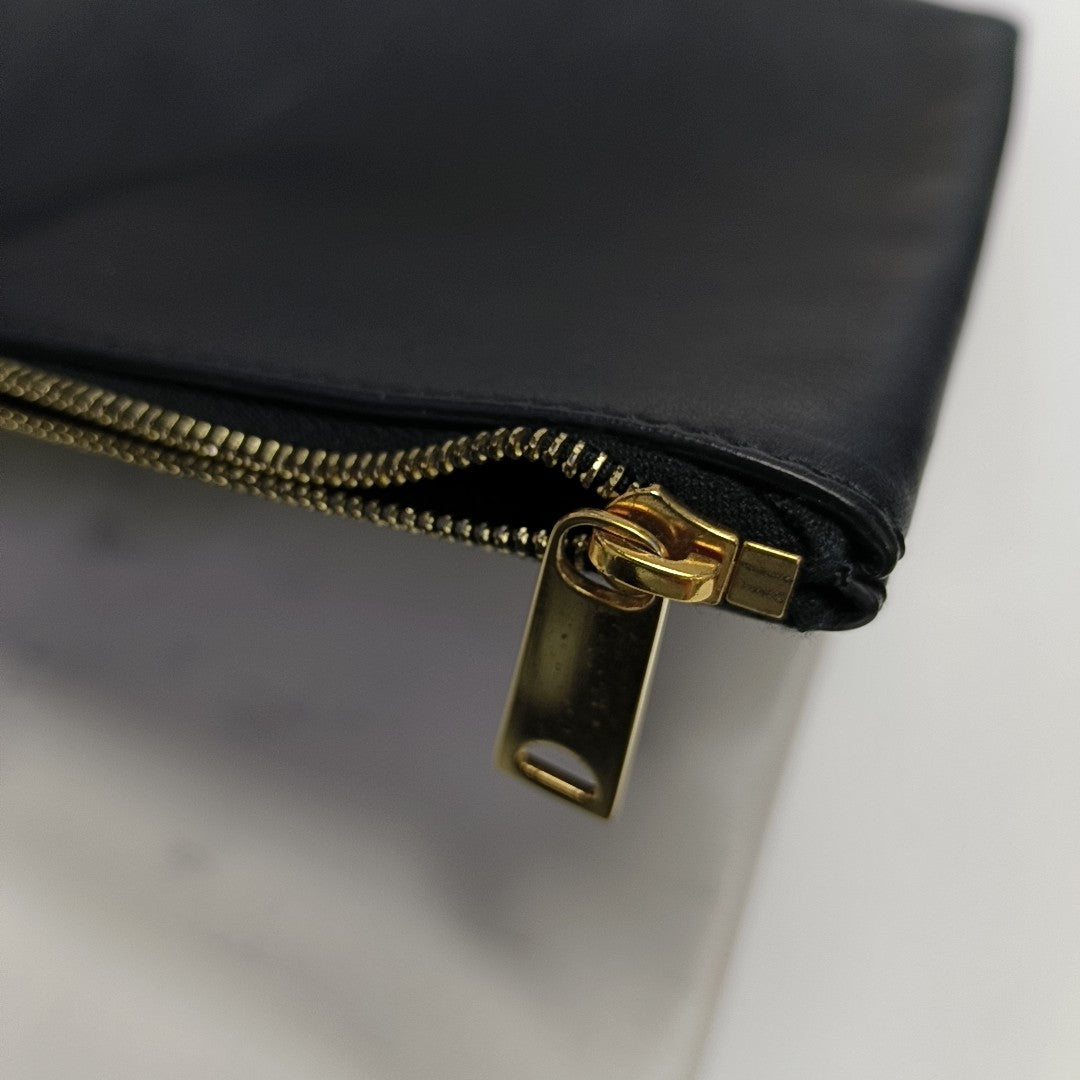 Calfskin Shoulder Bag Black