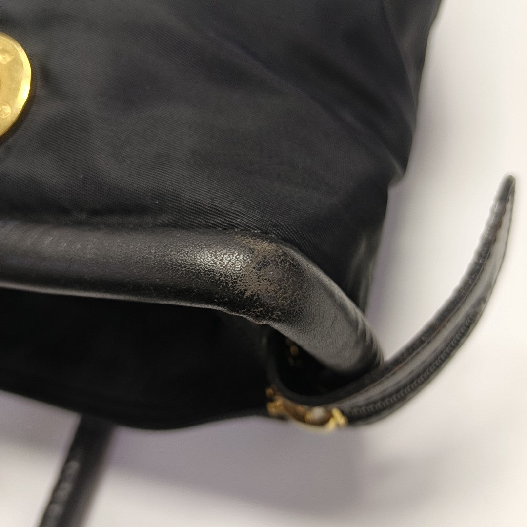 Nylon Tote Bag Black