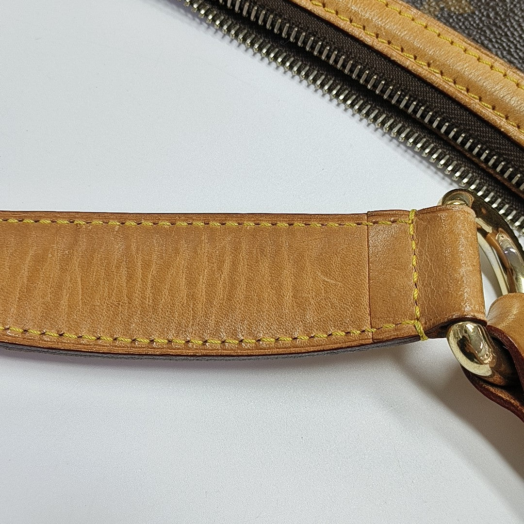 TULUM PM Monogram Coated Canvas Brown