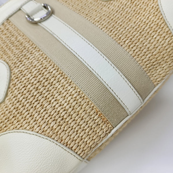 Straw Shoulder Bag Beige