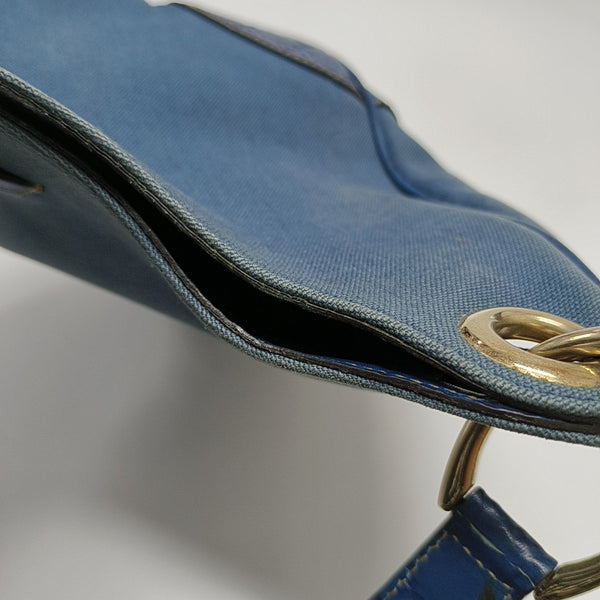 Monogram Canvas Top Handle Bag Blue