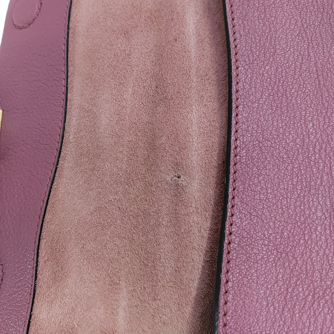 Calfskin Shoulder Bag Red