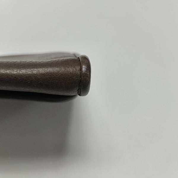 Calfskin Top Handle Bag Brown