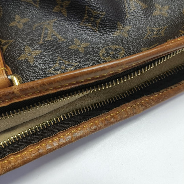 ESTRELA MM Monogram Coated Canvas Brown