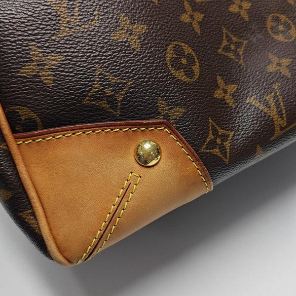 RETIRO NM Monogram Coated Canvas Brown