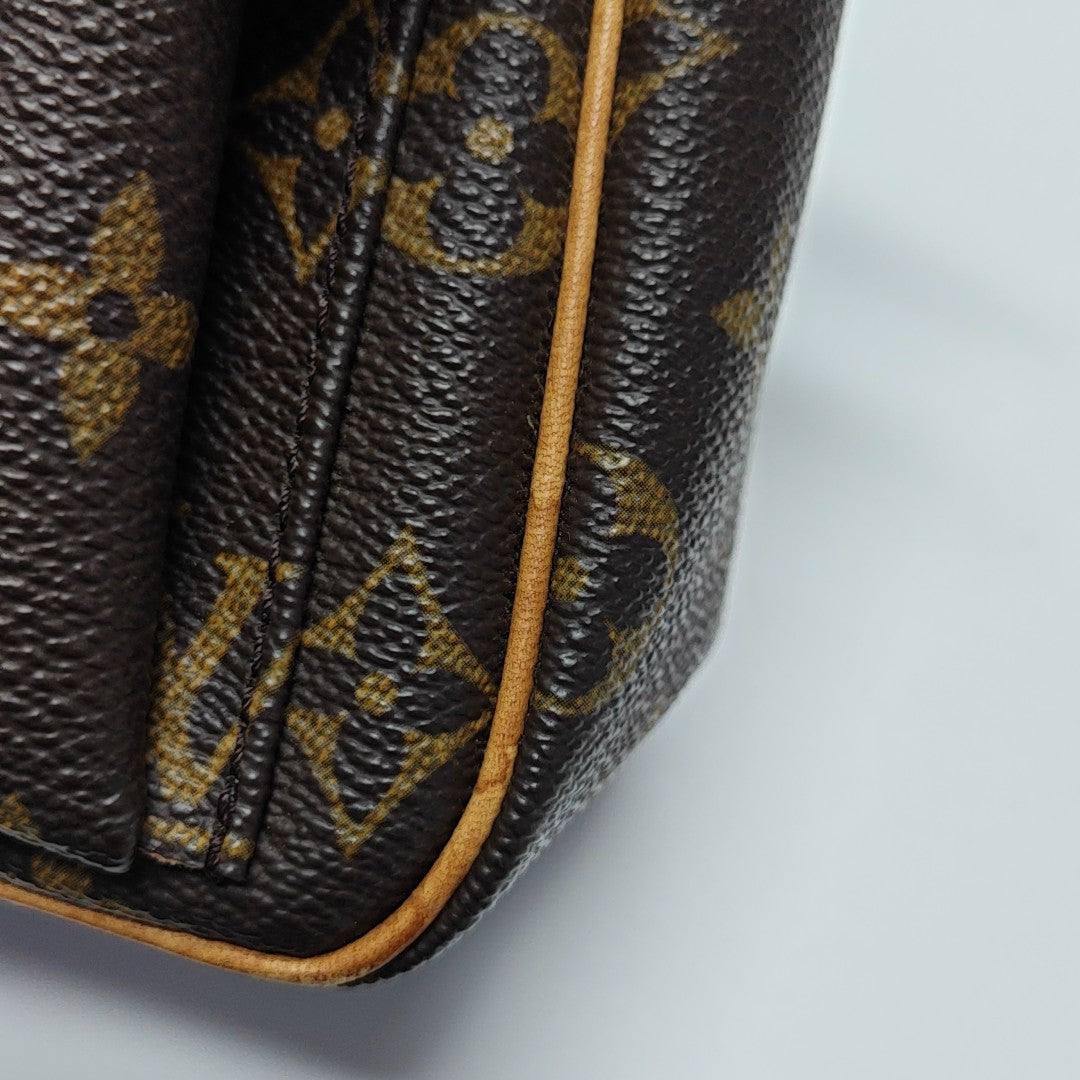 VIVA CITE PM Monogram Coated Canvas Brown