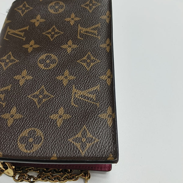 FLORE Monogram Coated Canvas Brown