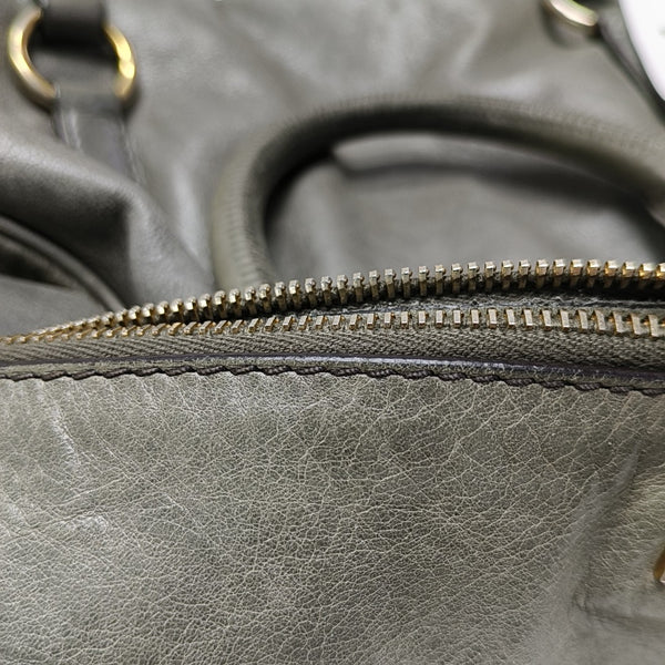 Bow Calfskin Gray
