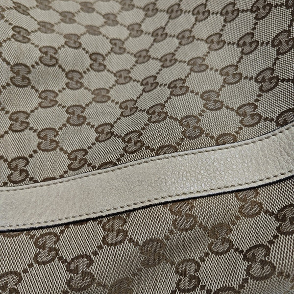 Monogram Canvas Tote Bag Beige